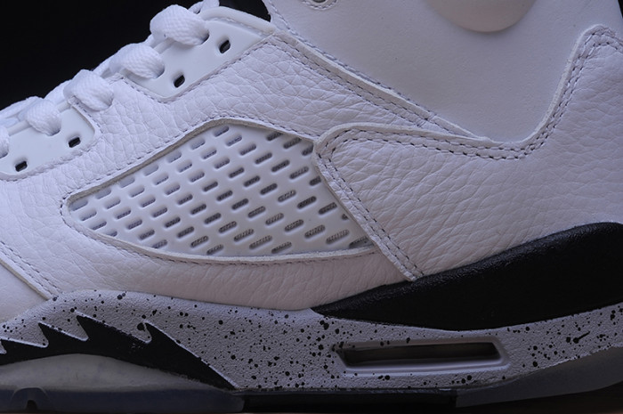 air jordan 5 retro "white cement" mens 136027-104