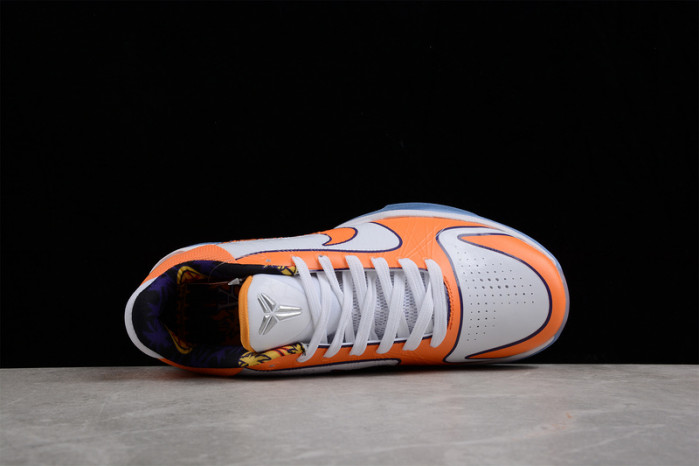 nike zoom kobe 5 orange white purple cd4991-106