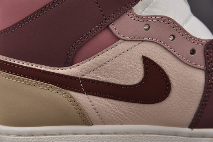 air jordan 1 mid se dark pony smoky mauve do7440-821