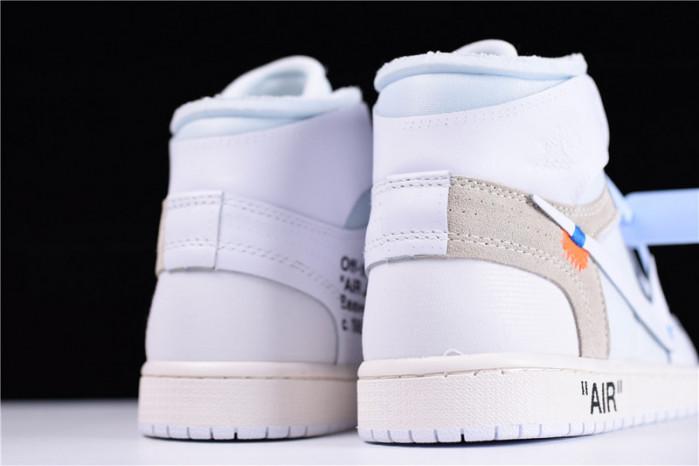 ofw air jordan 1 retro high white aq0818-100